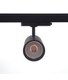 29W 3-Phasen Schienenstrahler RA98 - 110lm/w, 38 Grad, schwarz
