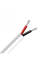 20m Kabel rot/schwarz, weiß rund - 2x0,35mm², 12V-24V, für LED-Streifen