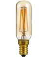 E14 4W dimmbare LED-Röhrenlampe - 8,5cm, 2200K, Gold, Filament