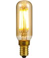 E14 4W dimmbare LED-Röhrenlampe - 8,5cm, 2200K, Gold, Filament