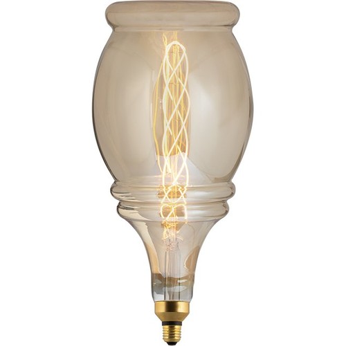 E27 6W XXL Flex Bell Filamentlampe - 250lm, dimmbar, 2000K, Goldglas