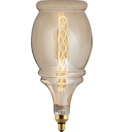 E27 6W XXL Flex Bell Filamentlampe - 250lm, dimmbar, 2000K, Goldglas