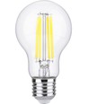 E27 3,8W dimmbare LED-Filamentlampe - A60, 806lm, Klasse A, Klarglas, 2700K