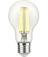 E27 3,8W dimmbare LED-Filamentlampe - A60, 806lm, Klasse A, Klarglas, 2700K