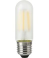 E27 5W dimmbare LED-Röhrenlampe - 9,5cm, 470lm, Mattglas, Filament