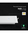 24W LED-Einbaupanel Quadratisch - Backlit, 3-in-1 CCT, CREE Chip, 6 Jahre Garantie