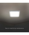 18W quadratische LED Deckenleuchte - Backlit, CCT, 3-in-1, Cree Chip, 6 Jahre Garantie
