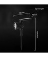 1,54W Solar-Gartenspot mit Erdspieß - 5,5V, IP54, 3000K, 2200mAh Akku
