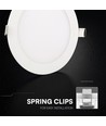 24W Ø17cm Backlit LED Einbaupanel - 3-in-1 CCT, Cree Chip, 6 Jahre Garantie, rund
