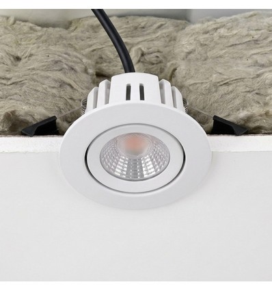 7W RA96 CCT + DimToWarm Einbaustrahler für Isolierung - dimmbar, Loch: Ø6,8 cm, Maße: Ø9,3 cm