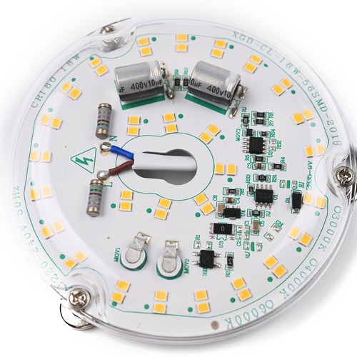 10,1cm / 18W Dimmbarer LED-Einsatz m. Linsen - Flickerfrei, Ersatz für G24, Ring- & Kompaktlampen