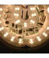 10,1cm / 18W Dimmbarer LED-Einsatz m. Linsen - Flickerfrei, Ersatz für G24, Ring- & Kompaktlampen