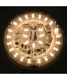 10,1cm / 18W Dimmbarer LED-Einsatz m. Linsen - Flickerfrei, Ersatz für G24, Ring- & Kompaktlampen
