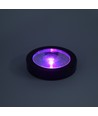 Wiederaufladbarer RGB LED-Untersetzer - Schwarz, IP54 Außen