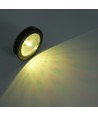 Wiederaufladbarer RGB LED-Untersetzer - Schwarz, IP54 Außen