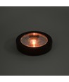 Wiederaufladbarer RGB LED-Untersetzer - Schwarz, IP54 Außen