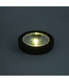 Wiederaufladbarer RGB LED-Untersetzer - Schwarz, IP54 Außen