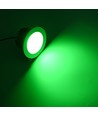 13W Ø11,4cm Einbaustrahler RGB+CCT RA93 - 24V DC, Loch: Ø9,5 cm, Maße: Ø11,4 cm, Weißer Rand