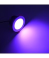 13W Ø11,4cm Einbaustrahler RGB+CCT RA93 - 24V DC, Loch: Ø9,5 cm, Maße: Ø11,4 cm, Weißer Rand