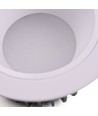 13W Ø11,4cm Einbaustrahler RGB+CCT RA93 - 24V DC, Loch: Ø9,5 cm, Maße: Ø11,4 cm, Weißer Rand