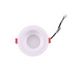 13W Ø11,4cm Einbaustrahler RGB+CCT RA93 - 24V DC, Loch: Ø9,5 cm, Maße: Ø11,4 cm, Weißer Rand