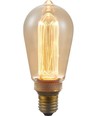 E27 3,5W dimmbare LED-Lampe - ST64, Vintage Rustika, 1800K, Goldglas, 100lm