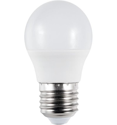 E27 5W LED Tropfenlampe - G45, 450lm, Opalglas, 3000K