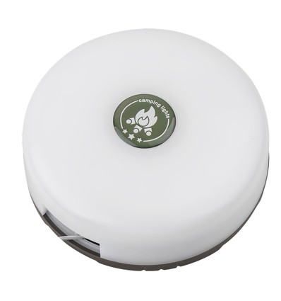 Campinglampe m. 10m Lichterkette - wiederaufladbar, IP64, weiß
