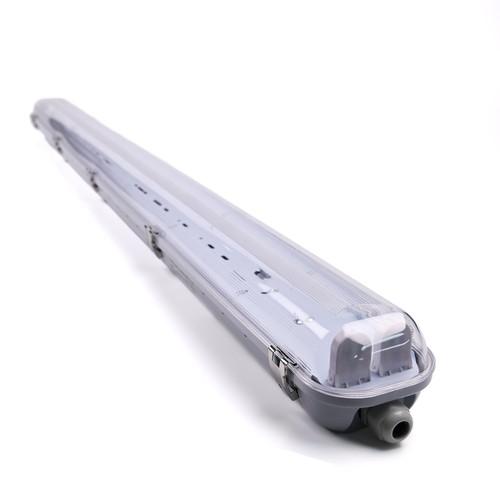 120cm Industrieleuchte - Für 2x 120cm T8 LED-Röhren, IP65 wasserdicht, durchverdrahtet