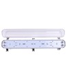 60cm Industrieleuchte - Für 2x 60cm T8 LED Röhren, IP65 wasserdicht, durchverdrahtet