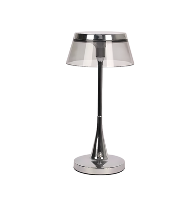 Wiederaufladbare LED-Tischleuchte - Silber, Touch-dimmbar, CCT, IP54