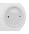 Wiederaufladbare RGB LED Tischleuchte - Weiß, inkl. Fernbedienung, IP54 Außen