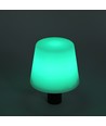 Wiederaufladbare RGB LED Flaschenleuchte - Weiß, inkl. Fernbedienung, IP54