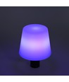 Wiederaufladbare RGB LED Flaschenleuchte - Weiß, inkl. Fernbedienung, IP54