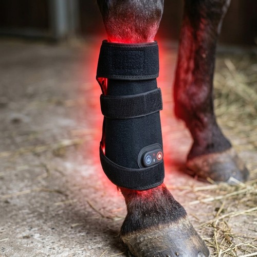 Rotlichttherapie Gamasche für Pferde - Beine & Gelenke, Infrarot, aufladbar