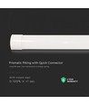 150cm 50W komplette LED-Wannenleuchte - 6 Jahre Garantie, 120lm/W