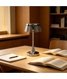Wiederaufladbare LED-Tischleuchte - Silber, Touch-dimmbar, CCT, IP54