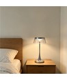 Wiederaufladbare LED-Tischleuchte - Silber, Touch-dimmbar, CCT, IP54