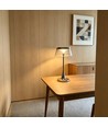 Wiederaufladbare LED-Tischleuchte - Silber, Touch-dimmbar, CCT, IP54
