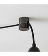 Lampenaufhängung in Schwarz-Chrom - Für z.B. Pendelleuchten
