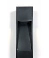 Schwarze Gartenlampe - 10W, 60 cm, IP65 Außenbereich, inkl. Leuchtmittel