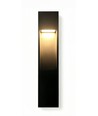 Schwarze Gartenlampe - 10W, 60 cm, IP65 Außenbereich, inkl. Leuchtmittel