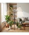 LEDlife Pflanzenlampe mit Stativ - 4 Lampen, Timer und Fernbedienung