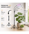 LEDlife Pflanzenlampe mit Stativ - 4 Lampen, Timer und Fernbedienung