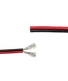 10m Kabel rot/schwarz - 2x0,35mm², 12V-24V, für LED-Streifen