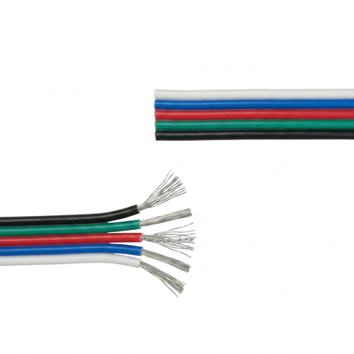 20m RGBW Kabel - 5x0,35mm², 12V-24V, für LED-Streifen