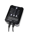 10er-Set Bodeneinbaustrahler mit Timer/Sensor - 0,5W, rund, Edelstahl, inkl. Netzteil