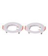2er-Pack MR16/GU10 Downlight-Set - Ohne Leuchtmittel, Glänzend Weiß, Loch: Ø6,3 cm, Maße: Ø8 cm