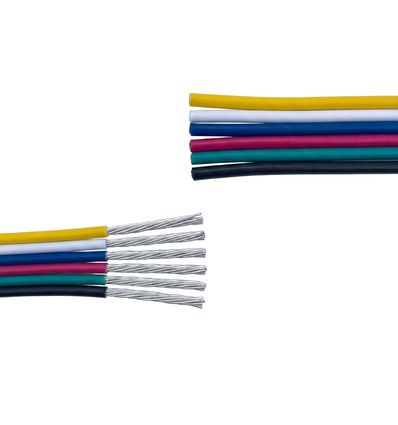 5m 1,2mm² RGBCCT Kabel - 6-adrig (16AWG), 12V-24V für LED Streifen