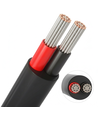 5m Kabel rot/schwarz, schwarz rund - 2x0,35mm², 12V-24V, für LED-Streifen